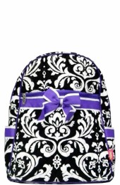 Quilted Backpack-DMQ2828-PURPLE